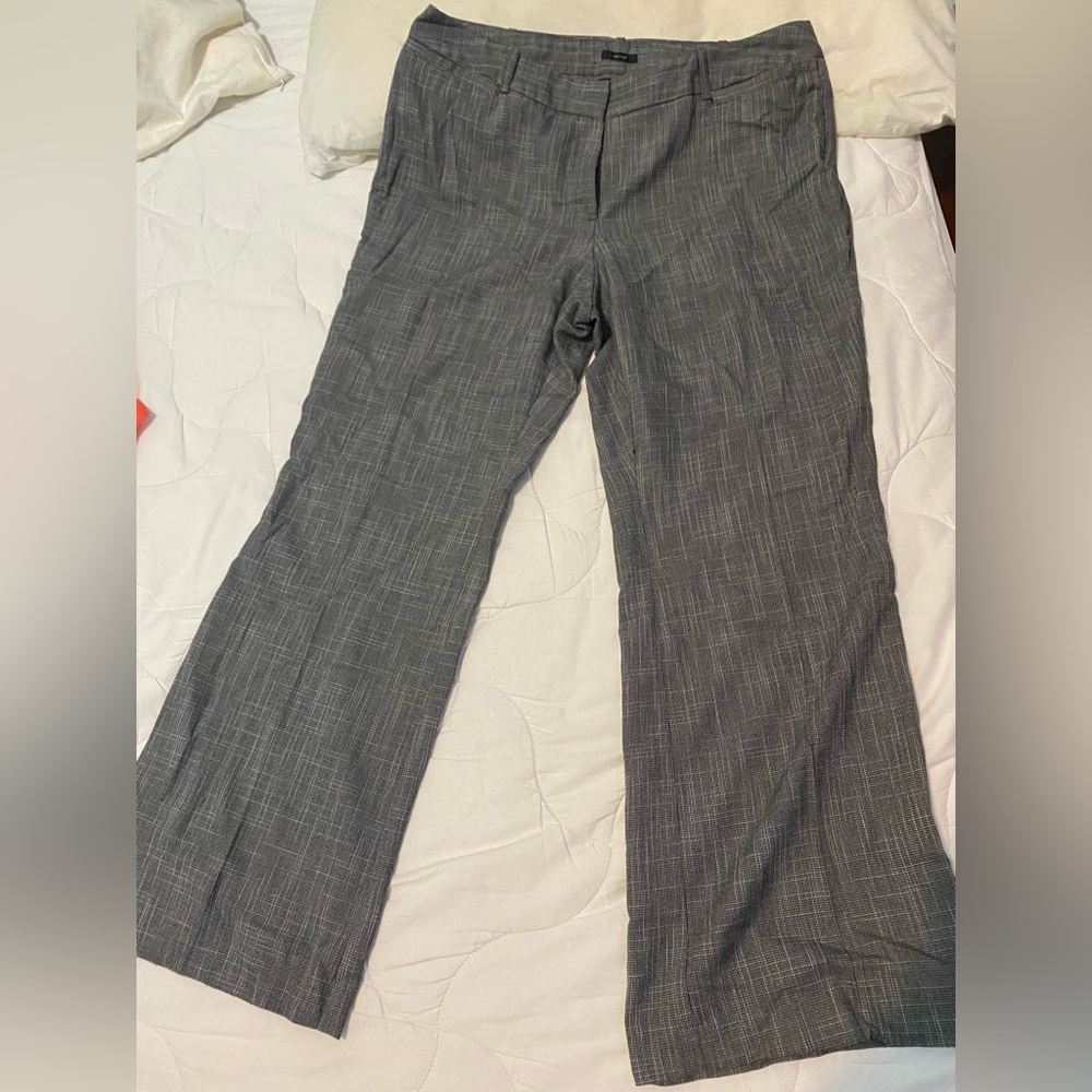 Worthington herringbone dress pants flare legg